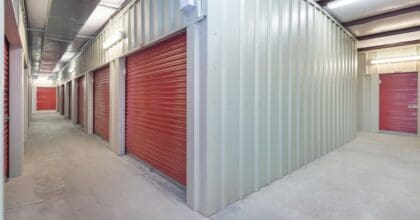 inside of storage unit